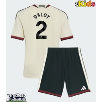 Manchester United Diogo Dalot #2 Replica Third Minikit 2026-27 Short Sleeve (+ pants)
